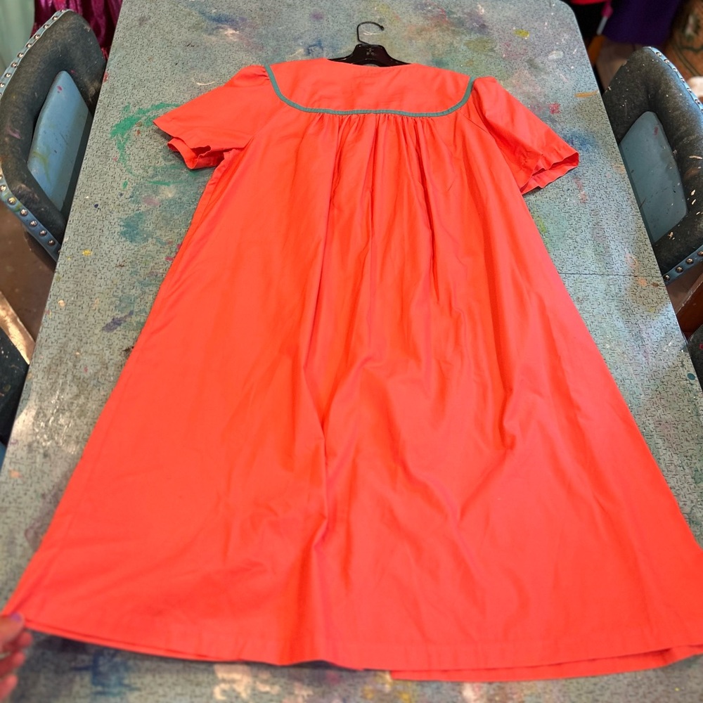 Vintage Peacock Housedress - image 8